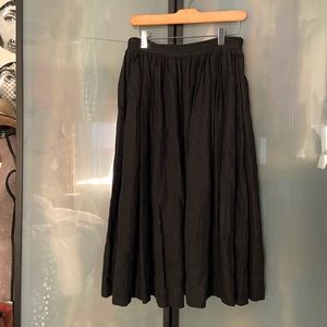 NotPerfectLinen midi linen skirt M
